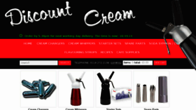 What Discountcream.co.uk website looked like in 2018 (6 years ago)
