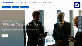 What Deutsche-bank.com website looked like in 2018 (6 years ago)