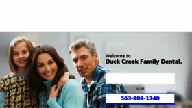 What Duckcreekfamilydental.com website looked like in 2018 (5 years ago)