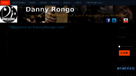 What Dannyrongo.com website looked like in 2018 (6 years ago)