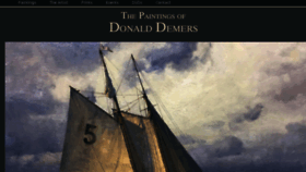 What Donalddemers.com website looked like in 2018 (6 years ago)