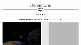 What Deliacious.com website looked like in 2018 (6 years ago)