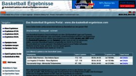 What Die-basketball-ergebnisse.com website looked like in 2018 (5 years ago)