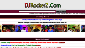What Djrockerz.com website looked like in 2018 (6 years ago)