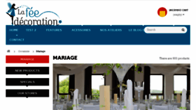What Deco-mariage.be website looked like in 2018 (6 years ago)