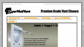 What Dryerwallvent.com website looked like in 2018 (6 years ago)