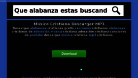 What Descargarmusicacristiana.net website looked like in 2018 (6 years ago)