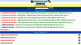 What Djronak.net website looked like in 2018 (6 years ago)