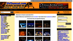 What Dvduncut.com website looked like in 2018 (5 years ago)
