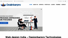 What Designbarpro.com website looked like in 2018 (6 years ago)