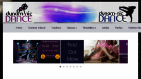 What Dndance.co.uk website looked like in 2018 (6 years ago)