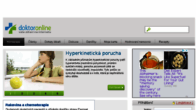 What Doktoronline.cz website looked like in 2018 (6 years ago)