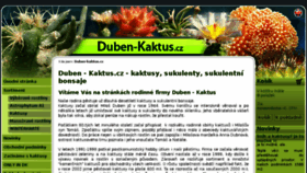What Duben-kaktus.cz website looked like in 2018 (6 years ago)