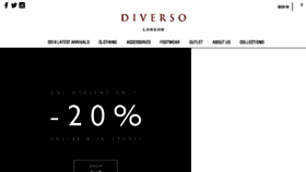 What Diversoonline.com website looked like in 2018 (6 years ago)