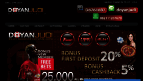 What Doyanjudi.com website looked like in 2018 (5 years ago)