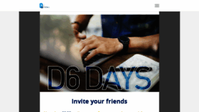 What D6days.com website looked like in 2018 (6 years ago)