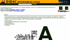 What Dicdidac.cat website looked like in 2018 (6 years ago)