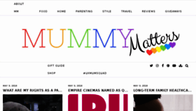 What Deepinmummymatters.com website looked like in 2018 (6 years ago)