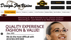 What Designforvision.com website looked like in 2018 (5 years ago)