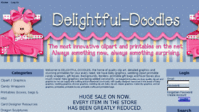 What Delightful-doodles.com website looked like in 2018 (6 years ago)