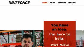 What Daveyonce.com website looked like in 2018 (6 years ago)