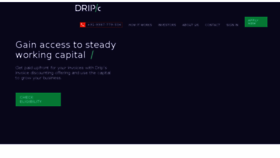 What Dripcapital.com website looked like in 2018 (6 years ago)