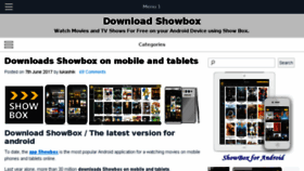 What Downloadshowbox.org website looked like in 2018 (5 years ago)