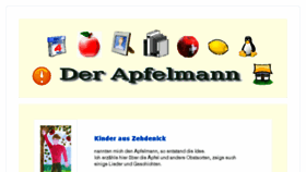 What Der-apfelmann.de website looked like in 2018 (6 years ago)