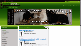 What Dogcompet.ru website looked like in 2018 (5 years ago)