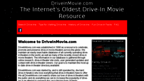 What Driveinmovie.com website looked like in 2018 (5 years ago)