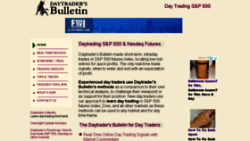 What Daytradersbulletin.com website looked like in 2018 (6 years ago)