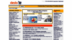 What Dedo.pl website looked like in 2018 (5 years ago)