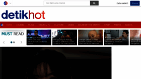 What Detikhot.com website looked like in 2018 (5 years ago)