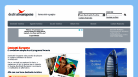 What Destinatiieuropene.ro website looked like in 2018 (5 years ago)