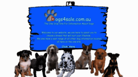 What Dogs4sale.com.au website looked like in 2018 (6 years ago)