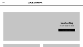 What Dolcegabbana.jp website looked like in 2018 (5 years ago)