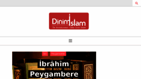 What Dinimislam.com website looked like in 2018 (5 years ago)