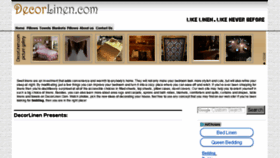 What Decorlinen.com website looked like in 2018 (6 years ago)