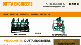 What Duttaengineers.com website looked like in 2018 (7 years ago)