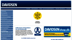 What Davidsen.as website looked like in 2018 (6 years ago)