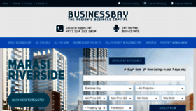 What Dubai-businessbay.com website looked like in 2018 (6 years ago)