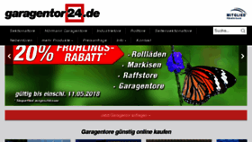 What Dasgaragentor24.de website looked like in 2018 (5 years ago)