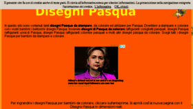 What Disegnipasqua.it website looked like in 2018 (6 years ago)