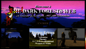 What Darkforests.info website looked like in 2018 (6 years ago)