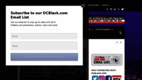 What Dcblack.com website looked like in 2018 (6 years ago)