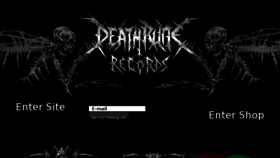 What Deathrune-records.com website looked like in 2018 (6 years ago)