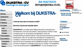 What Dijkstra-cv.nl website looked like in 2018 (6 years ago)