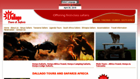 What Dallagotours.com website looked like in 2018 (5 years ago)