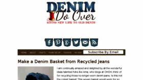 What Denimdoover.com website looked like in 2018 (6 years ago)