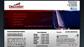 What Discoveryinsurance.net website looked like in 2018 (6 years ago)